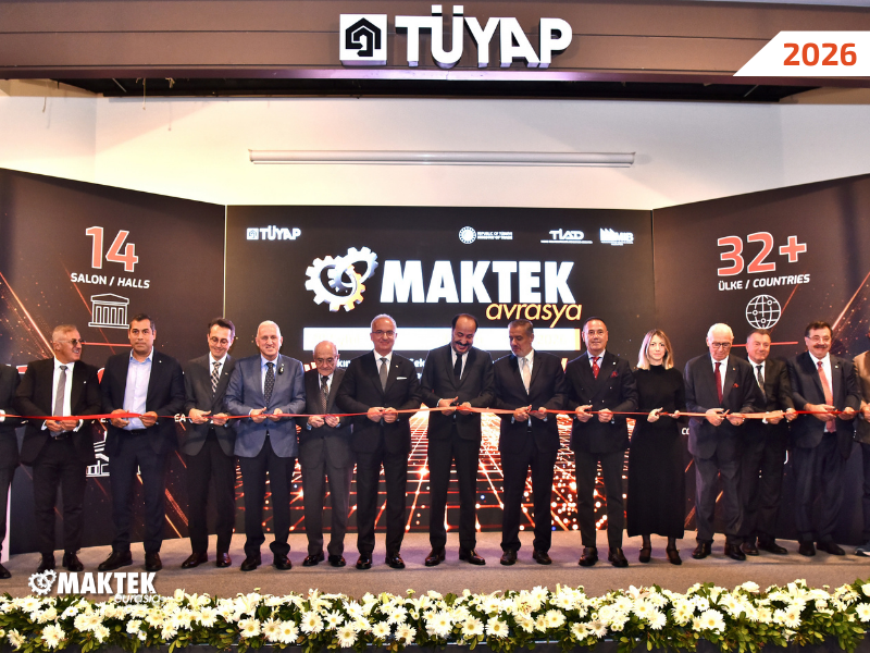 MAKTEK Avrasya Fuarı açılış töreni