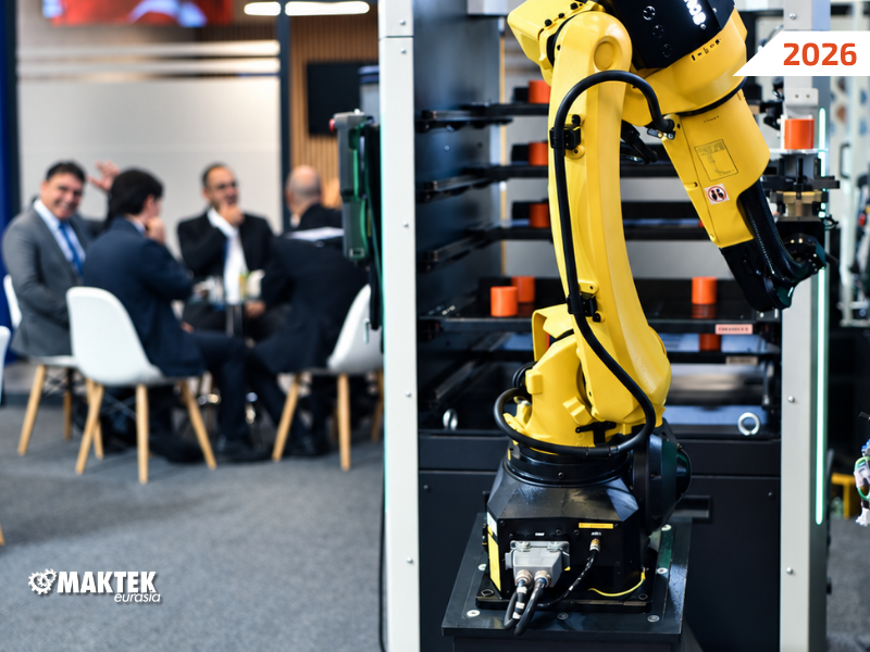 MAKTEK Avrasya’da endüstriyel robot kolu