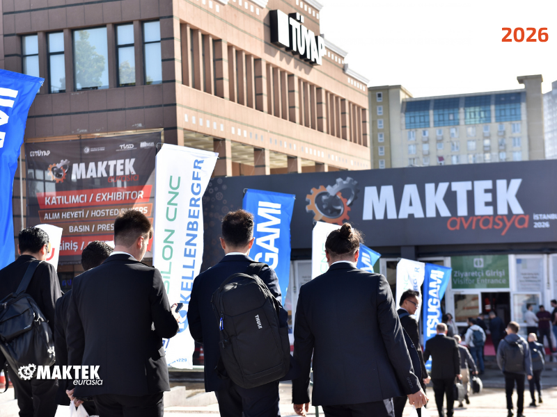 MAKTEK Avrasya Fuarı giriş alanı